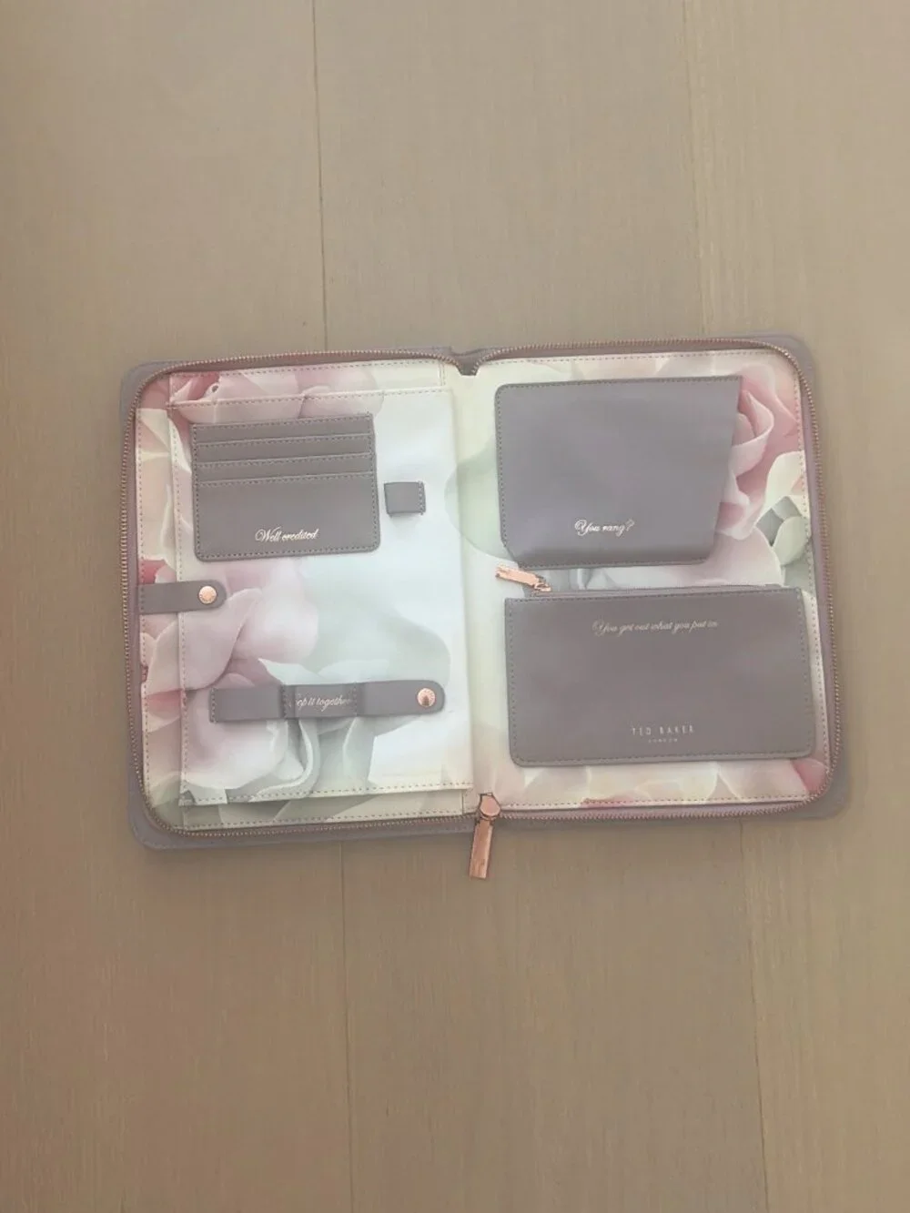 This Ted Baker Travel Lifestyle Organizer Folder